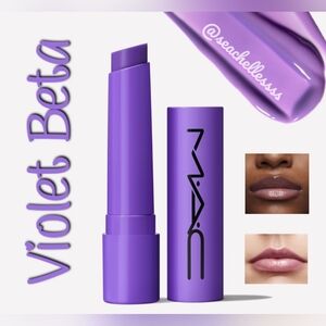 Mac Cosmetics Squirt Plumping Gloss Stick | Violet Beta | Brand New in Box